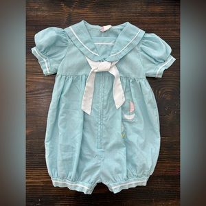Vintage Sailor Romper 24m
